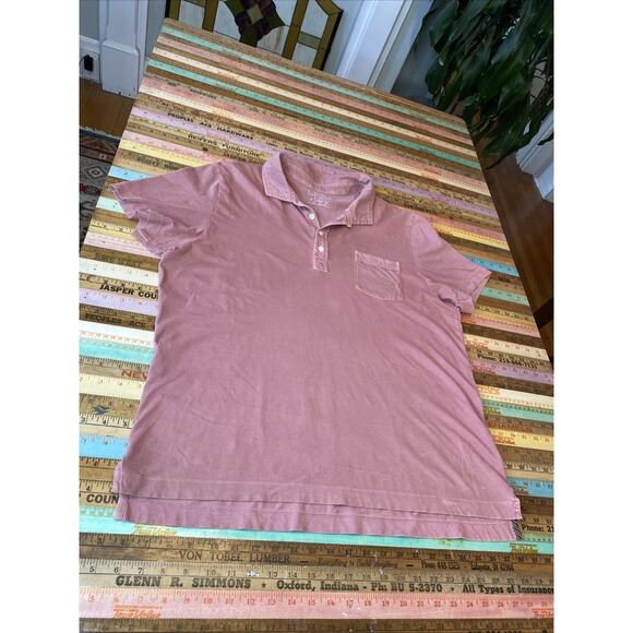 Billy Reid Short Sleeve Button Knit Collared Shirt Men’s XL Slim Cut Huckberry - Picture 6 of 9